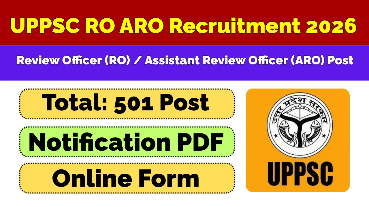 UPPSC RO ARO Recruitment 2026